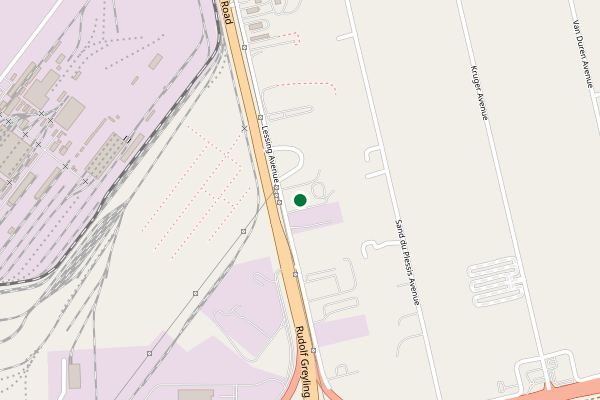 Map showing Blitz Beton at 14b Lessing Avenue, Estoire, Bloemfontein