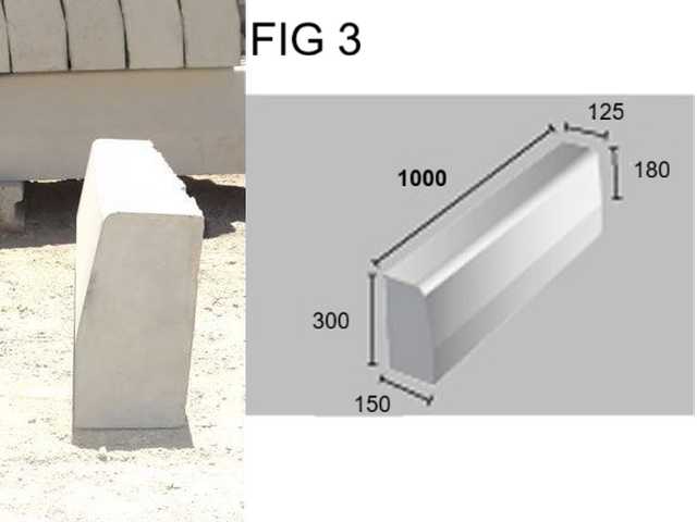 Figure 3 concrete kerbstone