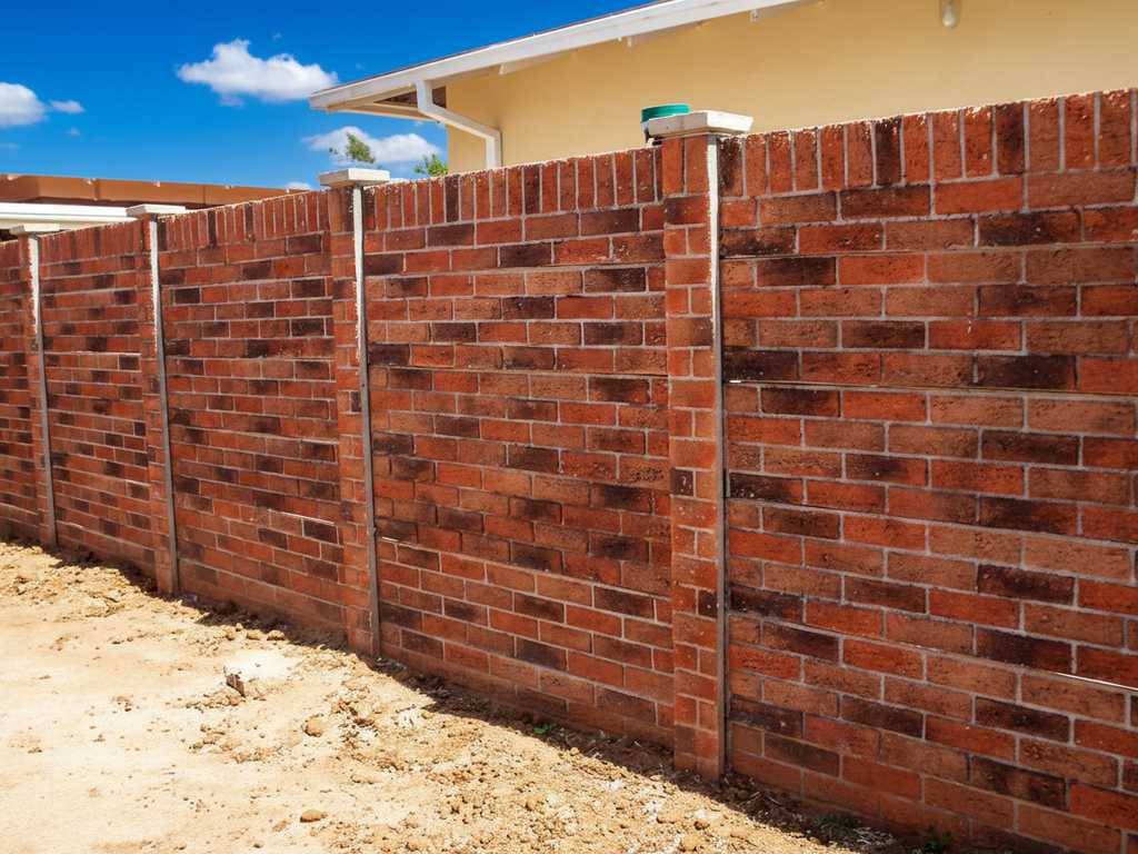 Rustic Red face brick style precast concrete wall panel.